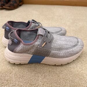 Hey Dude Gray and Blue Women's Shoes